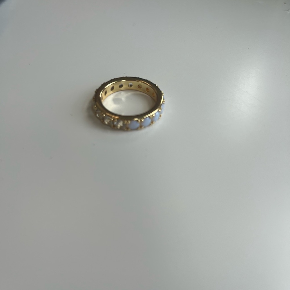 Kendra Scott Gold and Periwinkle Ring